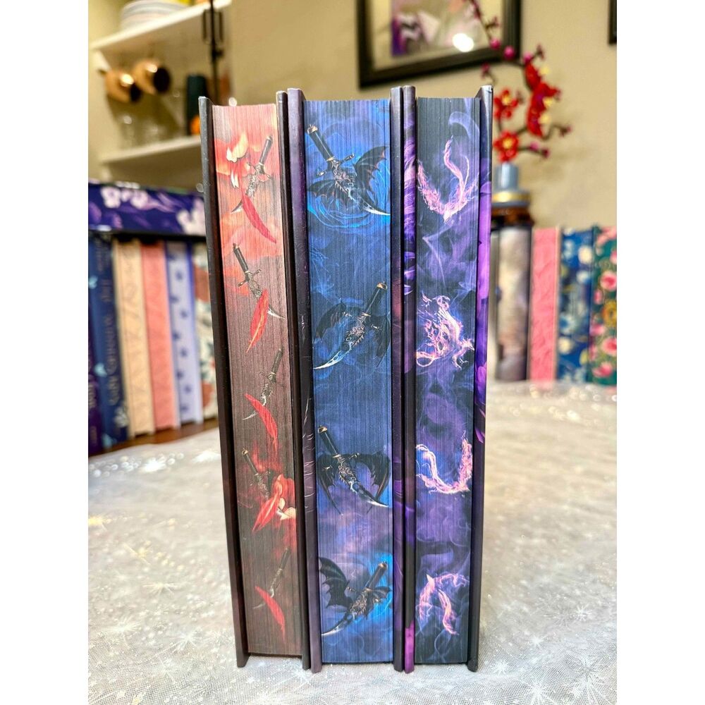Crowns of Nyaxia Bookish Box Exclusive Book Set signed by Carissa Broadbent